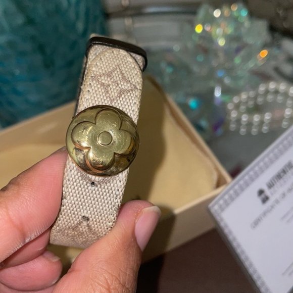 ❤️Authentic ❤️ Louis Vuitton Good Luck Breath Bracelet Flower Flower Mon… - Picture 5 of 16